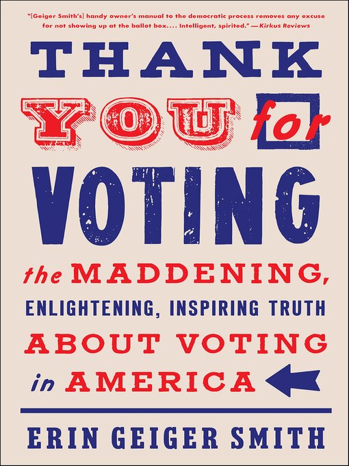 Title details for Thank You for Voting by Erin Geiger Smith - Available